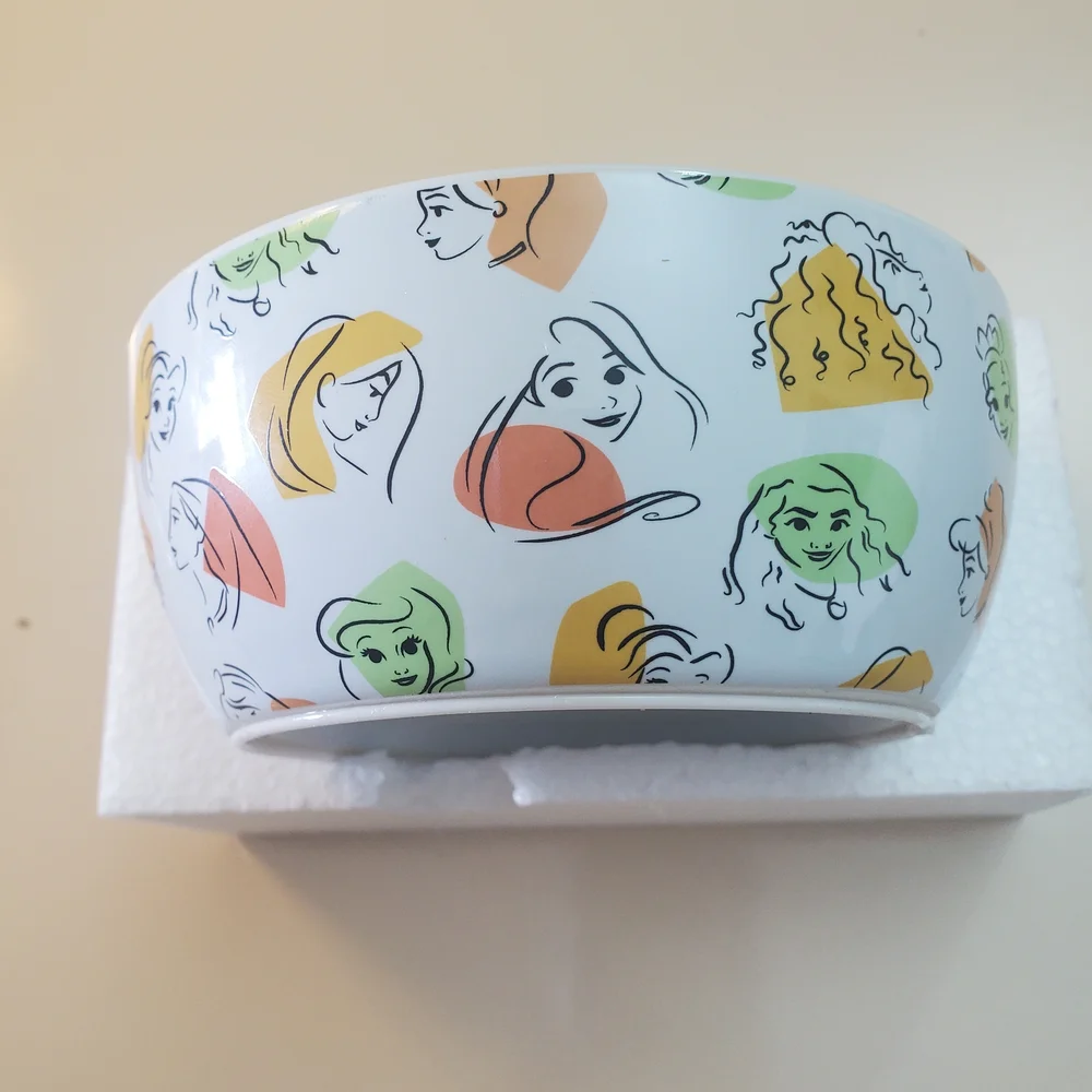 Skid Proof Orange Cat Bowl with Crown Design